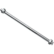 SILFRA Kromirana ravna cevka za pisoar, 1/2, premer 12x300mm, vključno z maticami