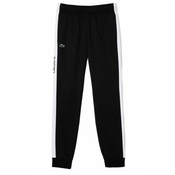 Muške trenirke Lacoste Ripstop Tennis Sweatpants - black/white