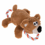 Igračka za pse medvjed s konopcem - Ekonomično pakiranje: 2 komadaBESPLATNA dostava od 299kn