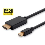 4K Mini DisplayPort na HDMI kabel, 5 m