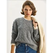 Bianco Lucci Pulover Pullover siva