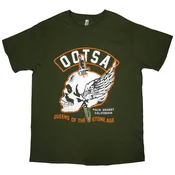Queens Of The Stone Age Winged Skull Green S Majica