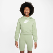 Nike G NSW CLUB FLC CRP HDY HBR, djecji pulover, zelena FD2925