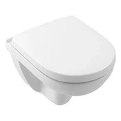 5688HR01 Villeroy & Boch O.novo Combi-Pack viseča brezrobna WC školjka z WC desko s počasnim zapiranjem