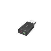 HAMA USB zvučna kartica, USB utikač - 2 x 3,5 mm Jack utičnica, stereo