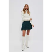Polka dot skirt with ruffles