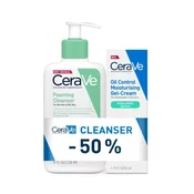 Cerave Penušavi gel za cišcenje i hidratantna krema Oil Control