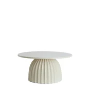 Kovinska okrogla stranska mizica o 70 cm Veglia – Light & Living
