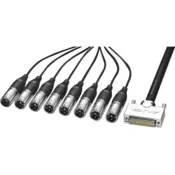 ALVA AO25-8XPro5 Multicore Cable 8x XLR 3 male