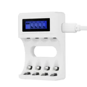 DELTACO Ultimate Ni-Mh USB punjac, AA/AAA baterije 100-240V AC, 50/60 Hz, 01A Max