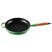 Ponev za cvrtje SIGNATURE 28 cm, BAMBOO, lito železo, Le Creuset