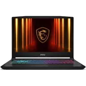 Gaming laptop MSI - Katana 15 HX B14WEK-282XBG, 15.6, QHD, i5, 165Hz, RTX 5050, 24GB/512GB