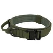 Camerazar Taktični povodec za pse XL, najlon, 50-62 cm x 3,8 cm, z hitro sproščujočo zapenjalno in kontrolno ročico