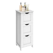 Songmics Kopalniška omarica 32x30x81 cm Bela