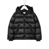 Cp Company Kids - hooded padded jacket - kids - Black