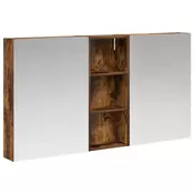 Vidaxl Komplet omaric za kopalnico s polico 3 pcs 130 x 14,5 x 70 cm