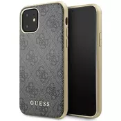 Guess iPhone 11 grey hard case 4G Collection (GUHCN61G4GG)