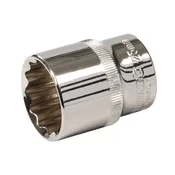 Ključ vtičnice 25 mm 1/2 12-stranski kratek Silverline