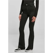 Womens Super Stretch Bootcut Denim Pants Jeans - Black