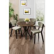Hanah Home Trpezarijski set, 5 komada, Svetlozeleni