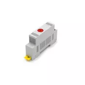 NC Normally Closed thermostat, adjustable (for controlling heating elements), DIN rail mount