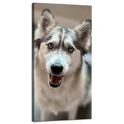 shumee Slika na platnu Živali Portret psa 40x80 cm Pes