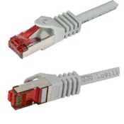 shumee Logilink CAT.6 S/FTP omrežni kabel 0,25 m RJ45 siv LAN ethernetni patchcord
