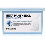 Some By Mi Beta Panthenol Repair pomirjevalna tekstilna maska veliko pakiranje 30 kos