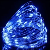 Led solarne lampice 20m 200 sijalica – PLAVA