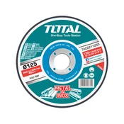TOTAL Kovinski rezalni diski, 10 kosov, 125 × 1,2 × 22,2 mm