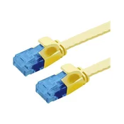 VALUE Value 21992033 RJ45 omrežni kabel\, Patch kabel CAT 6a U/UTP 3.00 m rumena 1 kos, (20630592)