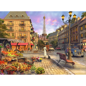 Ravensburger - Puzzle Davidson: Šetnja Parizom - 500 dijelova