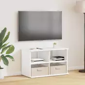 Stalak za TV s ladicama Bijelo 79 x 40 x 48 cm