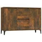 Komoda boja dimljenog hrasta 102 x 35 x 70 cm konstruirano drvo