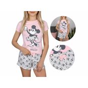 Disney Minnie Mouse Dekliška pižama s kratkimi rokavi OEKO-TEX 140cm