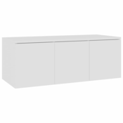 MAISON CHIC TV omarica - TV stojalo - Televizijska omarica bela 80x34x30 cm iverna plošča, (21700040)