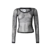 Nike Sportswear Majica STREET črna/bela