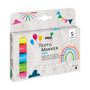 Flomaster za tekstil KREUL - set Junior 5 komada (tekstilni)