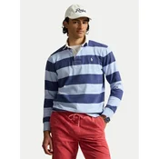 Polo Ralph Lauren Polo majica The Iconic Rugby 710717116032 Modra Regular Fit