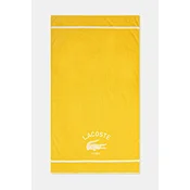 Pamucni rucnik za plažu Lacoste LORIGINE Jaune 90 x 160 cm boja: žuta