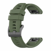 BStrap Silicone Carson pašček za Garmin Fenix 5x / 5x Plus / 6x / 6x Pro / 7x / 8 51mm, army green