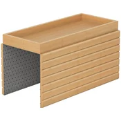 Homestar Pladen za naslon za roke kavča 45x335x3 cm naravni bambus