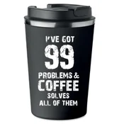 shumee Vrhunska termo skodelica s potiskom za težave s kavo 350 ml KT_094