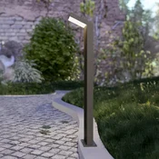 EGLO LED-ulična svetilka GROTTAZZOLINA, črna, višina 80 cm, IP65 - Aluminij
