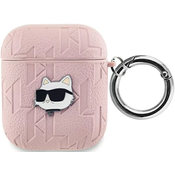 Karl Lagerfeld KLA2PGCHPP AirPods 1/2 cover pink Monogram Choupette Head (KLA2PGCHPP)