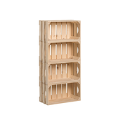 AtmoWood Poličnik iz zabojev 88 x 40 x 20 cm