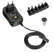 Techly IPW-NTS2250G2 Univerzalni napajanje 230V 27W/2.25A 3-12V s 6 DC i USB konektorima