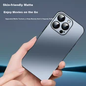 Shangsu Maska za mobilni telefon iPhone 12 Pro Max, Crna