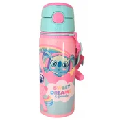 shumee Otroška steklenička za vodo Sweet Dreams Friends 600 ml aluminijasta s trakom