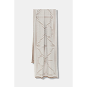 Calvin Klein Ruta Emblem Repeat Lw Shawl W Fringes LV04F8074G Bela